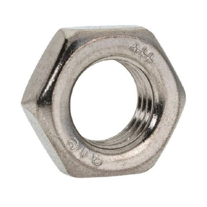 1100810 | NT127C-HH-S4 (PK-50) --- Hexagonal Nuts - 1/2-13 UNC - 12.7mm - 6x21 mm Half - Stainless Steel 304 Similar to A2, 18-8 HRB80 Nut