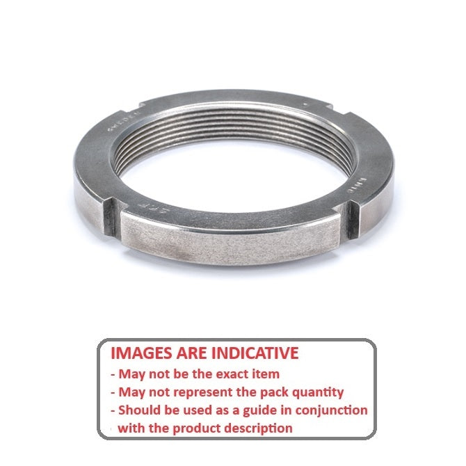 1179139 | KM15 (Each) --- Bearing Locknuts Nuts - M75x2 98x13 mm Right Hand Thread - Steel Nut