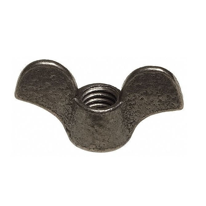 1077187 | NT079C-WC-MI (Each) --- Wing Nuts - 5/16-18 UNC - 7.94mm - 36.49x12.7 mm Malleable Iron - Iron Nut