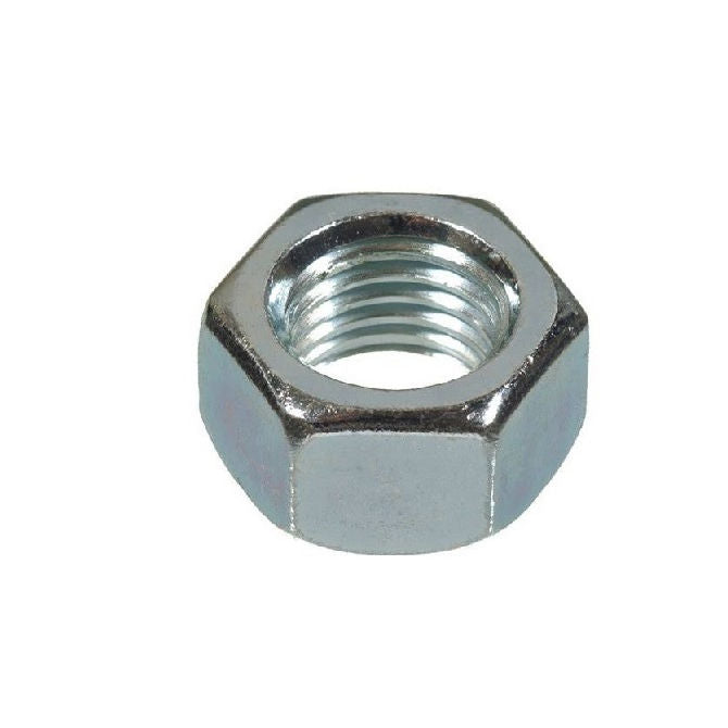 1100398 | NT127W-HX-CZ (PK-10) --- Hexagonal Nuts - 1/2-12 BSW - 12.7mm - 11x21 mm Full - Steel - Zinc Plated Nut