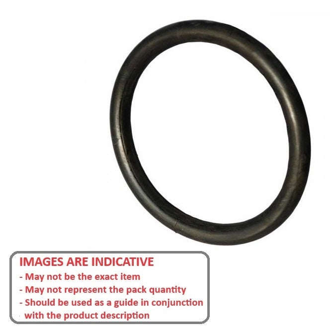 1050562 | OR-00369-178-CR70-007 (PK-10) --- General Purpose O-Rings - 3.69x1.78 mm - Black Neoprene Rubber Packs - Neoprene Rubber O-Ring