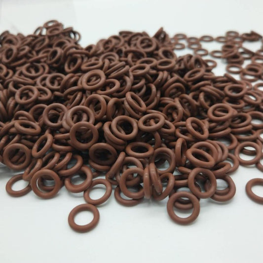 Fluoroelastomer Bulk O-Rings - 2x1.5 mm - Brown Fluoroelastomer - Fluoroelastomer O-Ring