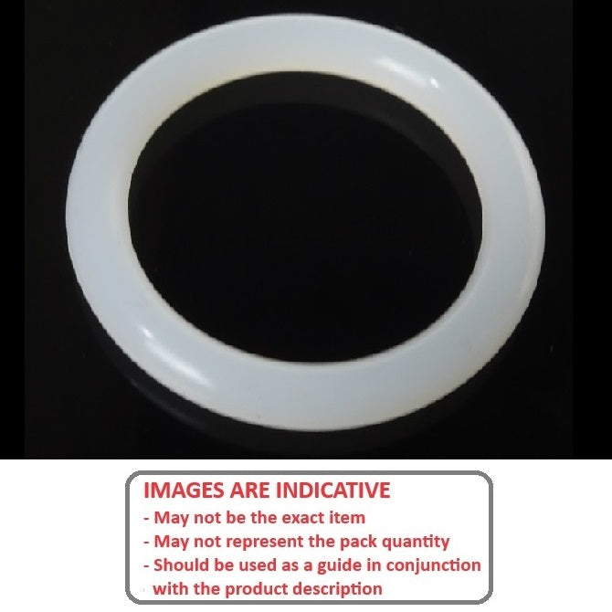 1042845 | OR-00257-178-S70-005-C (PK-50) --- Silicone Rubber Packs O-Rings - 2.57x1.78 mm - Clear - Silicone Rubber O-Ring