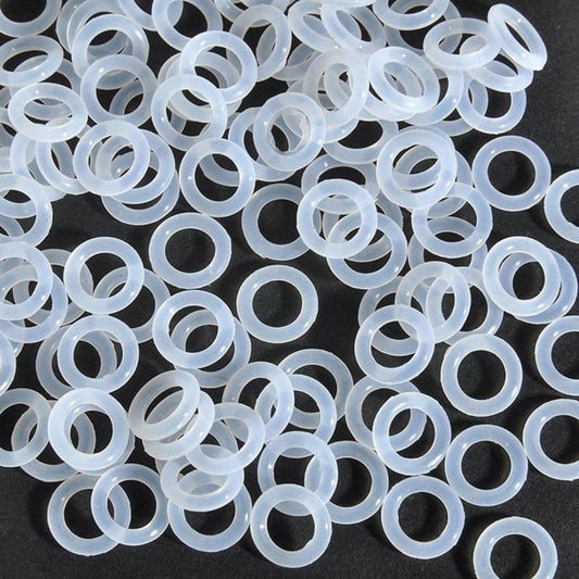 Silicone Rubber Bulk O-Rings - 3.69x1.78 mm - Clear - Silicone Rubber O-Ring