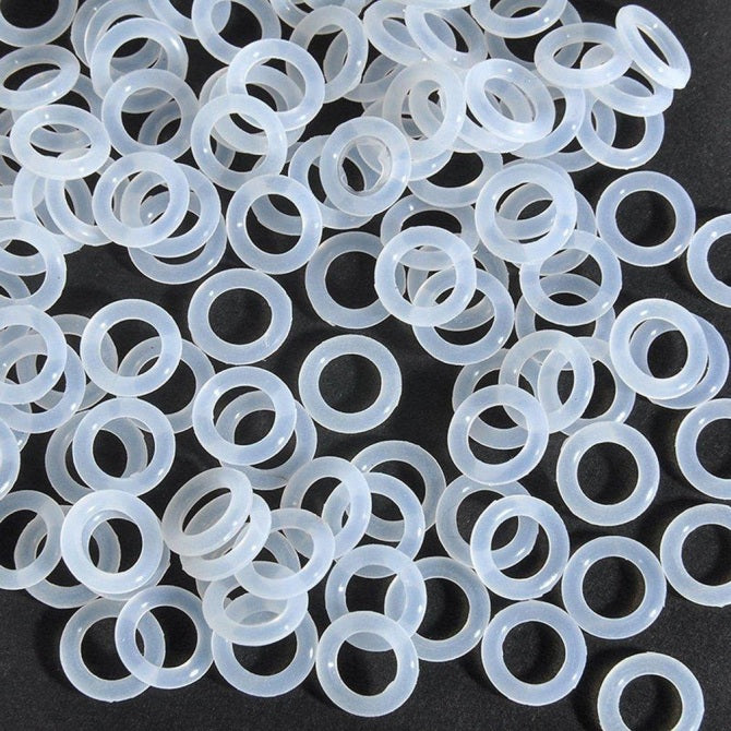 Silicone Rubber Bulk O-Rings - 18.77x1.78 mm - Clear - Silicone Rubber O-Ring