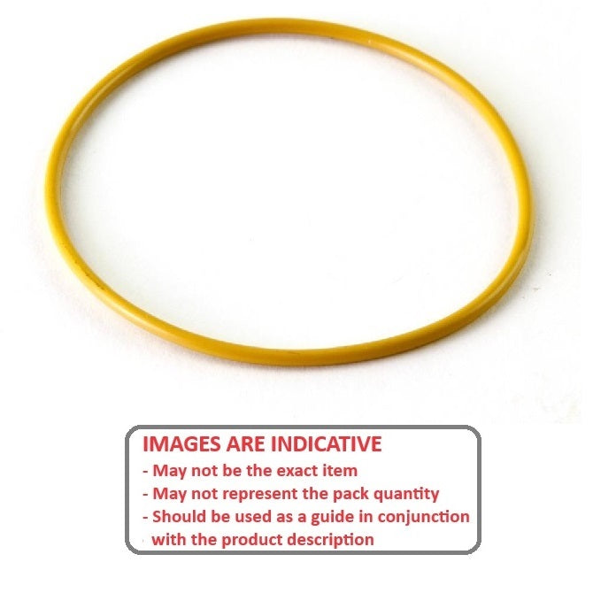 1162334 | OR-04087-353-S70-223-Y (Pack of 20)  --- Silicone Rubber Packs O-Rings - 40.87x3.53 mm - Yellow - Silicone Rubber O-Ring