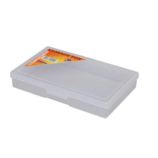 Clear Plastic Parts Boxes - Compartments 1 - 185x115 mm