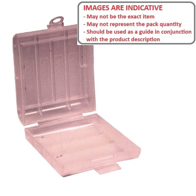 1231180 | PBC2 (PK-2) --- Accessories Hobby - Battery Plastic Carry Case For up to 4 x AA or AAA Batteries - Master Brand Battery Holders - Plastic