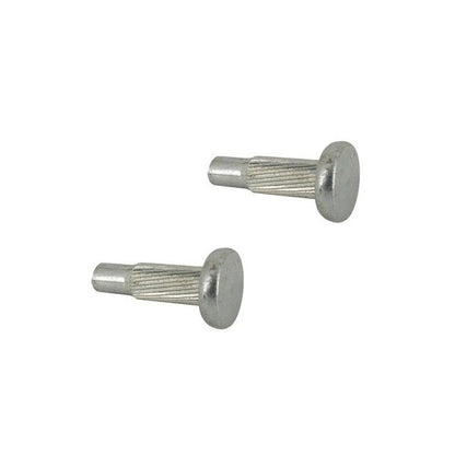 1038131 | HDP016-05F (PK-20) --- Hammer Drive Pins - 1.6x5x1.66 mm Flat Head - Carbon Steel Pin