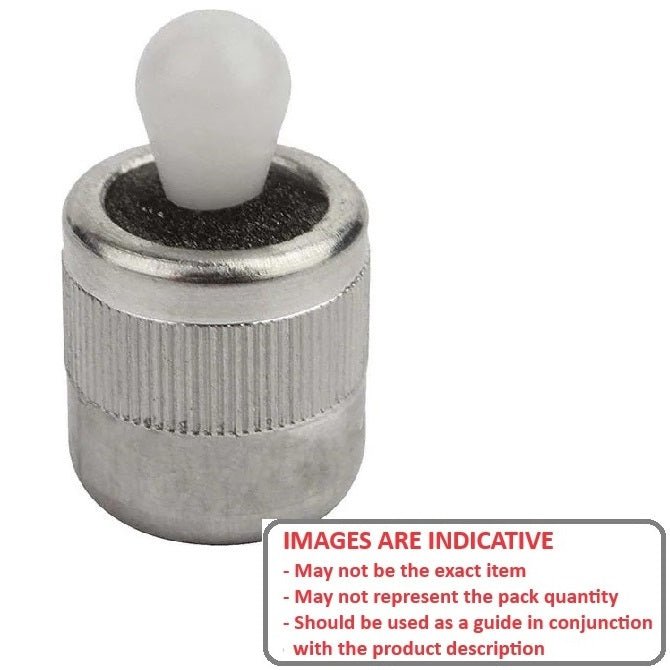 1112783 | JLP-120RS (Each) --- Locating Spring Pins - 15.88x10.01x15.88 mm Plastic Pin - Plastic