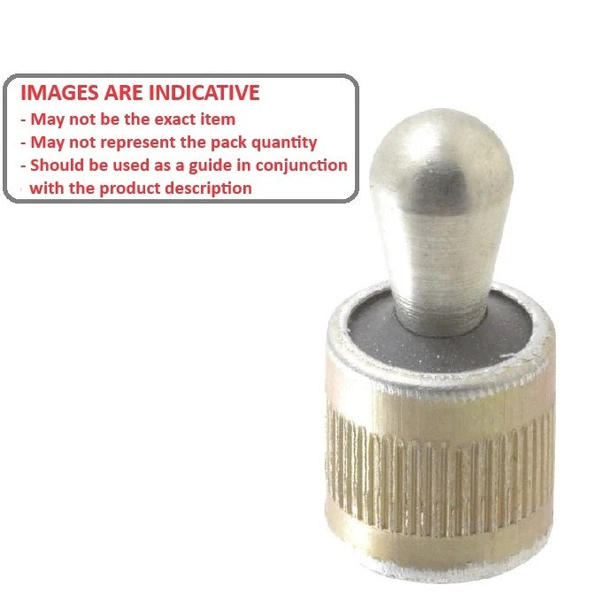 1069746 | JLP-5RS (Each) --- Locating Spring Pins - 6.35x3x4.01 mm Steel Pin - Carbon Steel