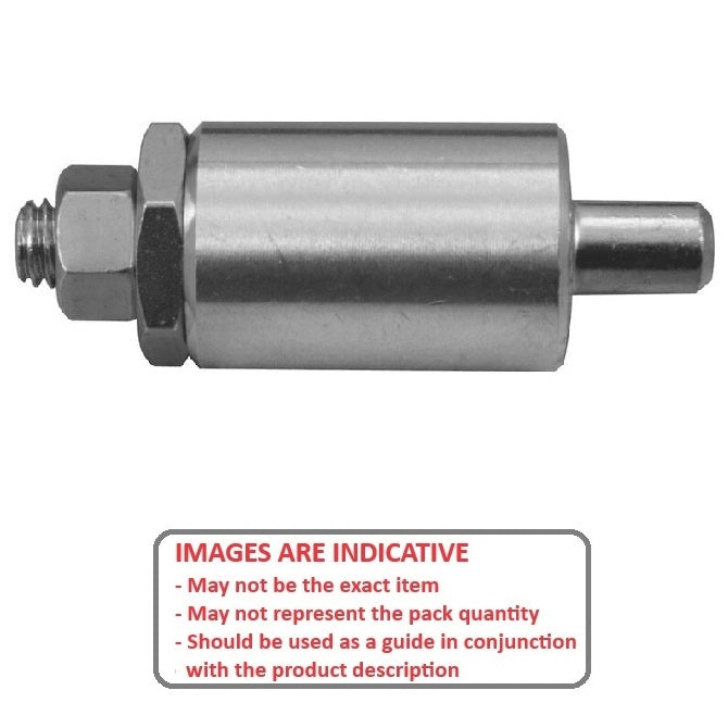 1101450 | BSD-90SSRS (Each) --- Pull Pins - 12.7x14.288x57.15 mm Threaded End - Stainless Steel Pin