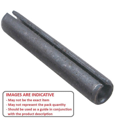 1092930 | RP100-0900-A-C (PK-5) --- Roll Pins - 10x90x11 mm Carbon Steel - Carbon Spring Steel Self Finish Pin