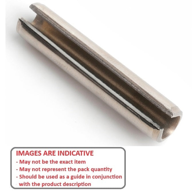 1036176 | RP015-0120-420 (Each) --- Roll Pins - 1.5x12x1.65 mm - Stainless Steel AISI 420C Rc 46-52 Pin