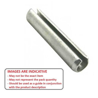 1050092 | RP039-0222-Z (PK-500) --- Roll Pins - 3.97x22.2x4.37 mm - Carbon Spring Steel Zinc Plated Pin