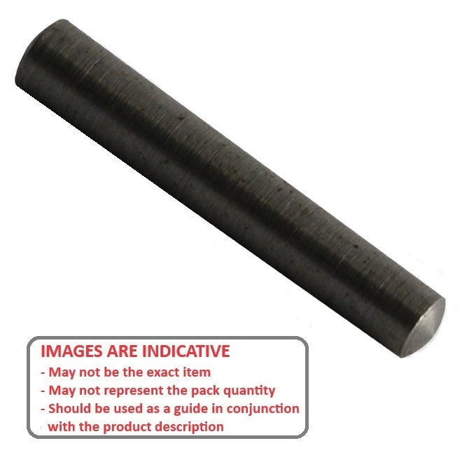 1052998 | TPM-0400-02800-M (Each) --- Taper Metric Pins - 4x28x4.56 mm - Carbon Steel Unhardened Pin