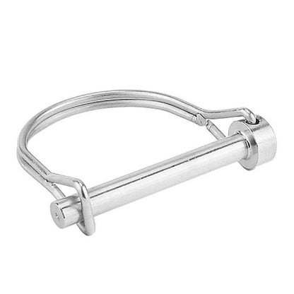 1078115 | LYP-R2-079-035-S4 (Each) --- Wire Lock Lynch Pins - 7.94x34.93x2.3 mm Double Wire - Stainless Steel 304 Similar to A2, 18-8 HRB80 Pin