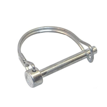 1078729 | LYP-R2-079-035-CZ (Each) --- Wire Lock Lynch Pins - 7.94x34.93x2.3 mm Double Wire - Carbon Steel Spring Wire Zinc Plated Pin
