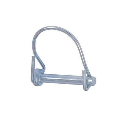 1072900 | LYP-R1-064-044-CZ (PK-5) --- Wire Lock Lynch Pins - 6.35x44.45x3 mm Single Wire - Carbon Steel Spring Wire Zinc Plated Pin