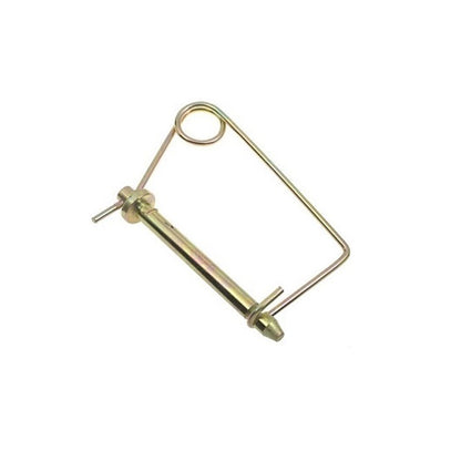 Wire Lock Lynch Pins - 7.94x57.15x2.3 mm - Carbon Steel Spring Wire Zinc Plated