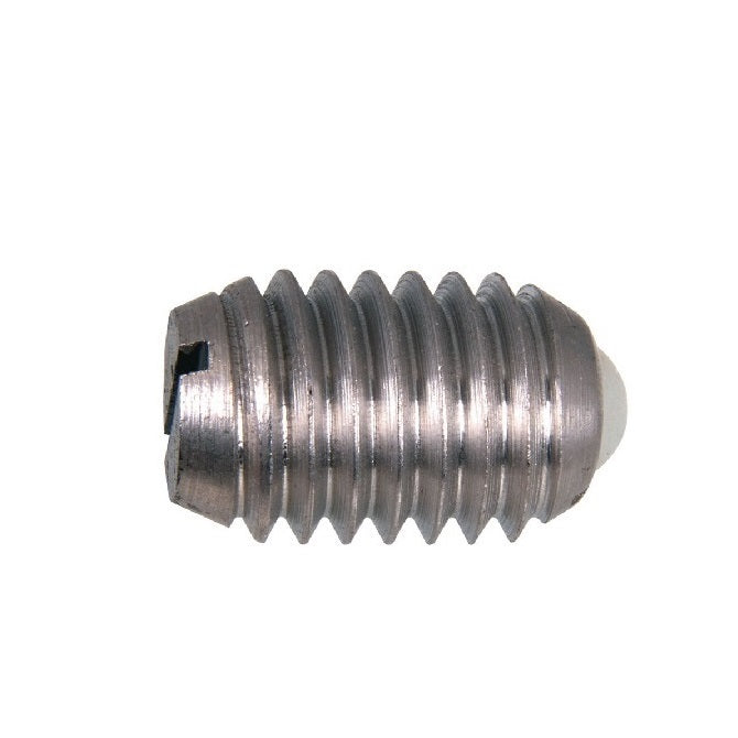 Spring Plungers - 8-36 UNF - 4.17mm - 11.1 mm - 6.7 N No Handle - Stainless Steel Body with Acetal