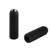 Ball Threaded Plungers - M6 - 6x1mm - 12 mm - 3 N Steel Body - Stainless Steel 303/304 Similar to A2, 18-8 HRB80