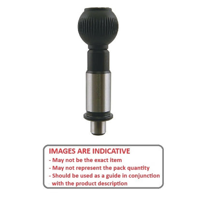 1151947 | PLI-P-250-500-42-SP-BG (Each) --- Indexing Precision Plungers - 38x60 mm - 2 N Ball Grip - Steel Plunger