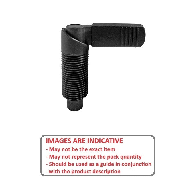 1233218 | PLIT-120-200-150-69-CA (Each) --- Indexing Cam Action Plungers - M20 Extra Fine - 20x1.5mm - 20.07x36.1 mm Without Hex Nut - Steel Plunger