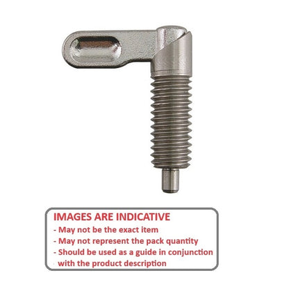 1087636 | PLIT-050-095F-10-G-S3 (Each) --- Indexing Plungers - 3/8-24 UNF - 9.53mm - 20 mm - 0.5 N Grip - Stainless Steel Plunger