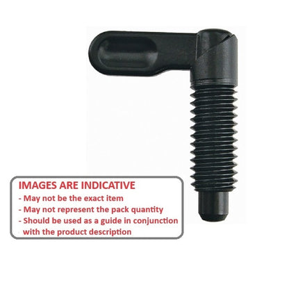 1086171 | PLIT-040-095C-10-G-C (Each) --- Indexing Plungers - 3/8-16 UNC - 9.53mm - 20 mm - 0.4 N Grip - Steel Plunger