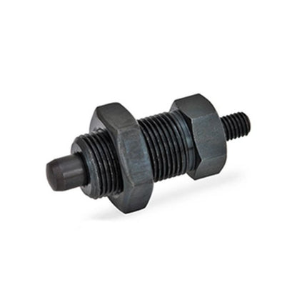 1111654 | PLIT-080-158C-00-SH-C (Each) --- Indexing Plungers - 5/8-11 UNC - 15.88mm - 25.9 mm - 1.2 N Non Locking - Steel Plunger