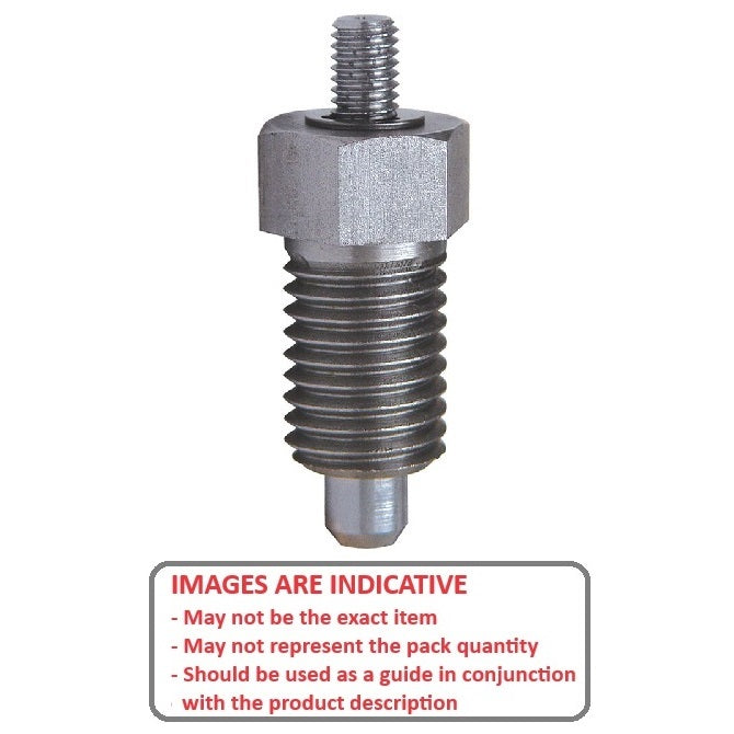 1102944 | PLIT-060-127C-43-C (Each) --- Indexing Pull Knob Plungers - 1/2-13 UNC - 12.7mm - 42.9 mm - 0.6 N Non Locking - Steel Plunger