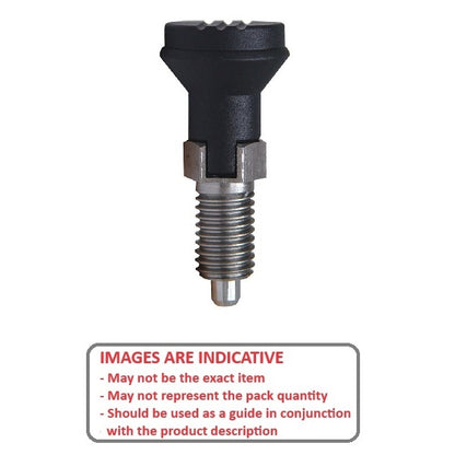 1086020 | PLIT-050-095C-47-LK-C (Each) --- Indexing Plungers - 3/8-16 UNC - 9.53mm - 17 mm - 0.5 N Locking - Steel Plunger