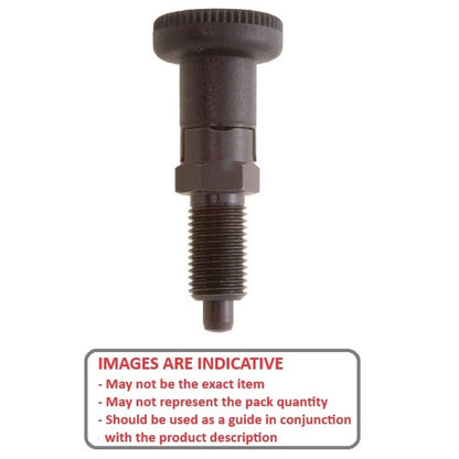 1090471 | PLIT-050-100-100-21-LSH-S3 (Each) --- Indexing Plungers - M10x1 - Extra Fine - 15 mm - 0.6 N Locking - Stainless Steel Plunger