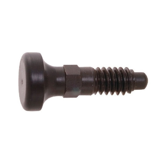 Spring Plungers - 3/8-16 UNC - 9.53mm - 19.1 mm - 1.1 N Acetal Handle - Steel with Acetal