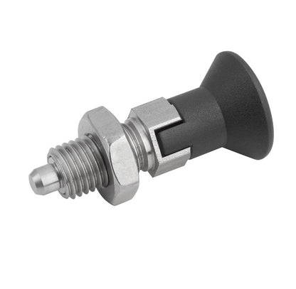 1115346 | PLIT-080-160-150-68-LKPN-S3 (Each) --- Indexing Pull Knob Plungers - M16 Extra Fine - 16x1.5mm - 68 mm - 1.5 N Stainless and Plastic - Stainless Steel 303 Similar to A2, 304, 18-8 Plunger