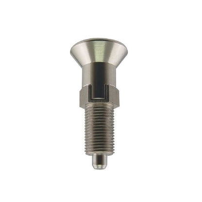 Indexing Pull Knob Plungers - M12x1.5 - Fine - 59 mm - 2.7 N  - Stainless Steel 303 Similar to A2, 304, 18-8 
