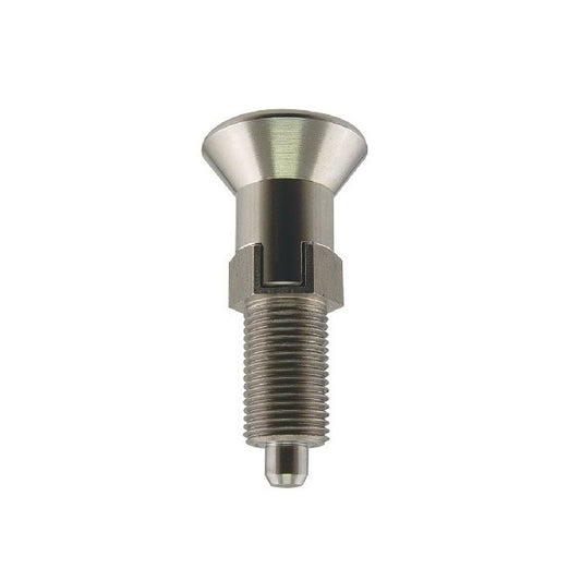 Indexing Pull Knob Plungers - M12x1.5 - Fine - 59 mm - 2.7 N  - Stainless Steel 303 Similar to A2, 304, 18-8 