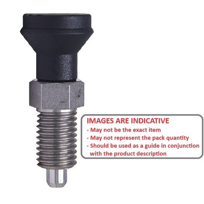 1086837 | PLIT-050-095C-47-K-S3 (Each) --- Indexing Pull Knob Plungers - 3/8-16 UNC - 9.53mm - 47 mm - 0.5 N Non Locking - Stainless Steel 303 Similar to A2, 304, 18-8 Plunger