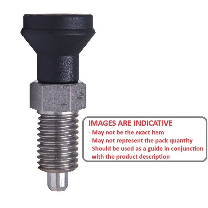 1103196 | PLIT-060-127C-56-K-C (Each) --- Indexing Pull Knob Plungers - 1/2-13 UNC - 12.7mm - 55.9 mm - 0.6 N Non Locking - Steel Plunger