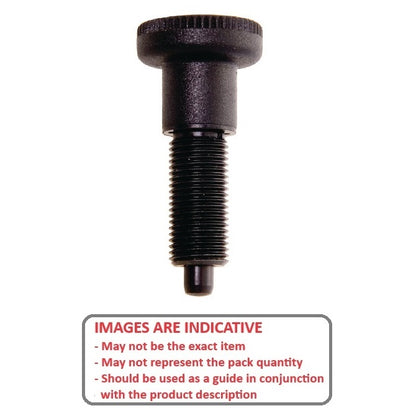 1125814 | PLIT-100-200-150-80-KP-C (Each) --- Indexing Pull Knob Plungers - M20 Extra Fine - 20x1.5mm - 80 mm - 15.4 N - Steel Plunger