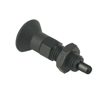 1081854 | PLIT-040-080-100-39-KPN-C (Each) --- Indexing Pull Knob Plungers - M8 Fine - 8x1mm - 38.5 mm - 2.7 N - Steel Plunger
