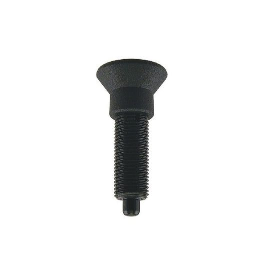 Indexing Pull Knob Plungers - M12x1.5 - Fine - 51.7 mm - 2.7 N No Collar - Steel