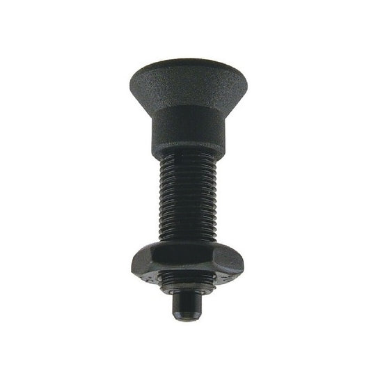 Indexing Pull Knob Plungers - M24 Fine - 24x2mm - 96 mm - 9.1 N No Collar - Steel