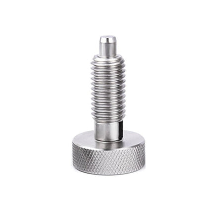 1102123 | PLST-127C-191-HKS-LK-044 (Each) --- Spring Plungers - 1/2-13 UNC - 12.7mm - 19.1 mm - 4.5 N Knurled Handle - Stainless Steel Plunger