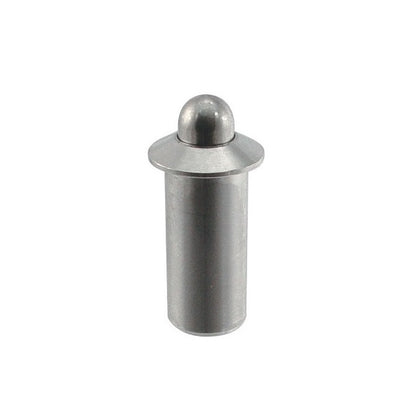 Spring Push Fit Plungers - 4x10 mm - 0.6 N  - Stainless Steel 303/304 Similar to A2, 18-8 HRB80