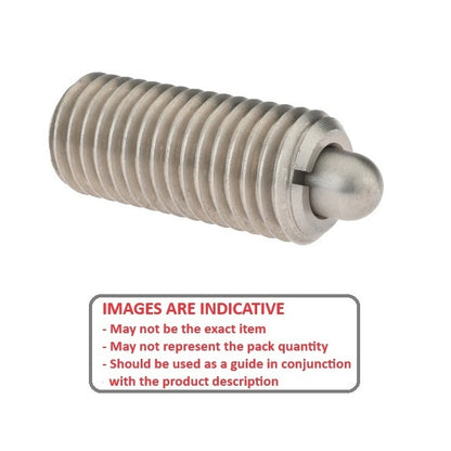 1059152 | PLST-048F-119-S3-028 --- Spring Plungers - 10-32 UNF -4.76mm- 17.3 mm - 7.8 N - Stainless Steel