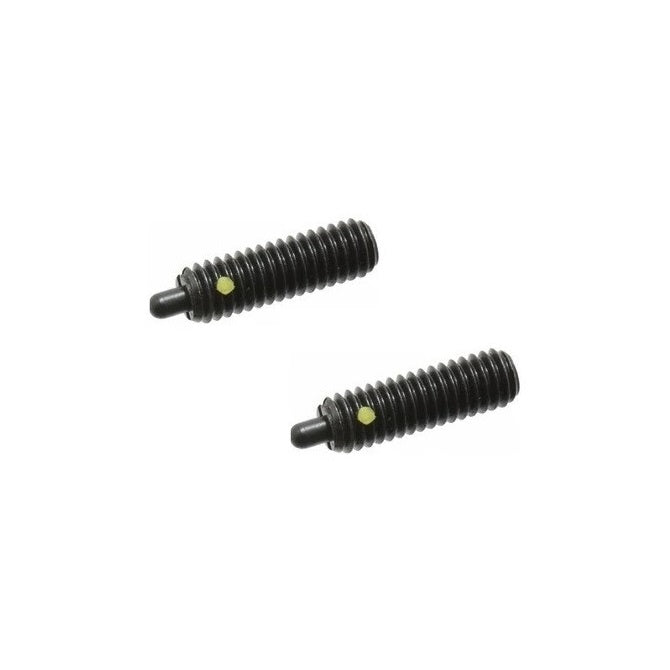Spring Plungers - M5 - 5x0.8mm - x 18 12 mm - 6 N No Handle - Steel