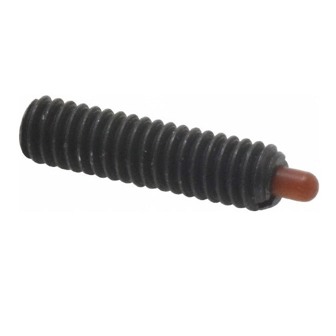 1058576 | PLST-048F-191-PC-012 (Each) --- Spring Plungers - 10-32 UNF - 4.76mm - 19.1 mm - 5.7 N No Handle - Steel Body with Plastic Plunger