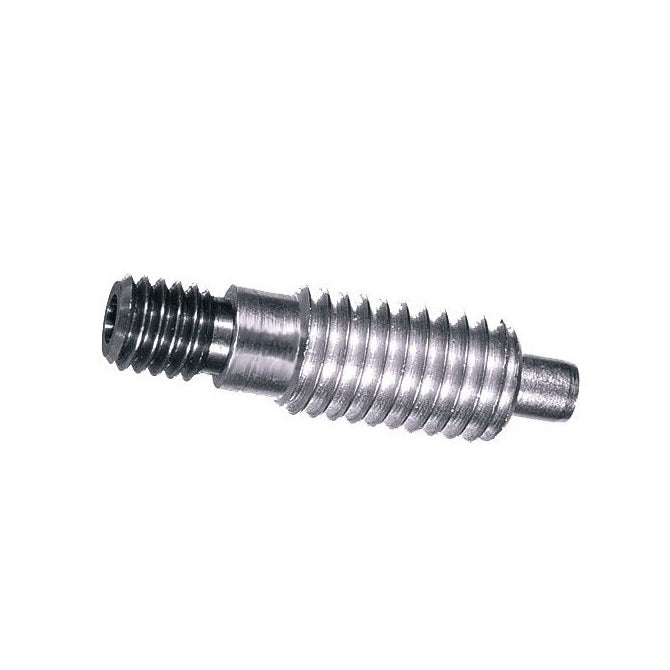Spring Threaded Adapter Plungers - 10-32 UNF - 4.76mm - 10.3 mm - 2.2 N Non Locking - Stainless Steel